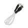 Cable Smartbuy S21, Lightning - USB, 2.4 A, 1 m, charging + data transfer, white