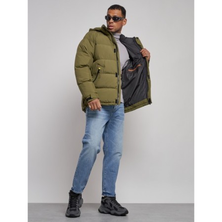 Sports Bologna Men's Winter, size 48, Khaki color-11