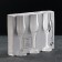 Set of glass glasses for champagne Tulipe, 200 ml, 3 pcs