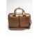 Male portfolio, genuine leather de-gosa brown, 42x9x32 cm