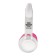 Headphones Quumo Game Cat White, Game, microphone, USB+3.5 mm, 2m, white/pink