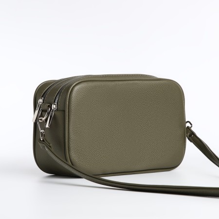 Women's bag over the shoulder Textura, small size, khaki color