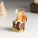 Polystone souvenir "Golden Dragon in a chest with coins" 3.6x3x5.3 cm