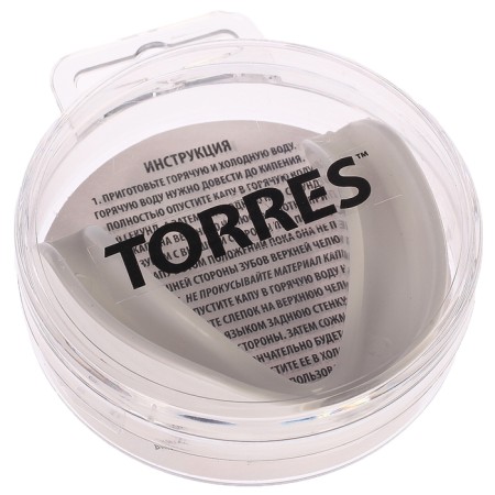Boxing cap Torres PRL1021WT, thermoplastic, white color-1