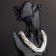 Beads "Pearls" burn, ball No. 6.10, white color, l = 45 cm