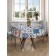 Tables on the table "Flower vibrations", round, Saten, d = 150 cm