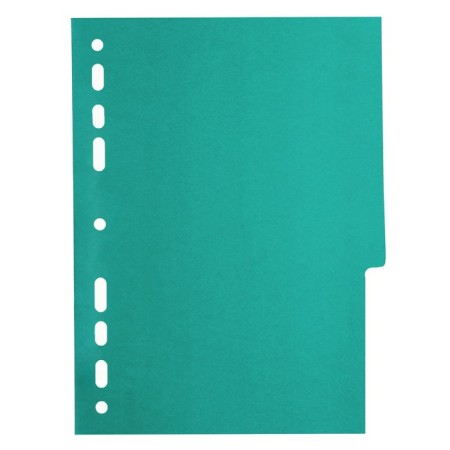 Set of dividers of sheets A5 Office 2000, 5 sheets without indexation, color, plastic 120 μm-5