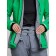 Ski jacket female winter, size 44, green color