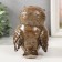 Souvenir Polystone Lac "owl with a hook" 12.5x9.5x12.8 cm