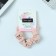 Hair gum "Orbit" classic strip texture, 9 cm, pink