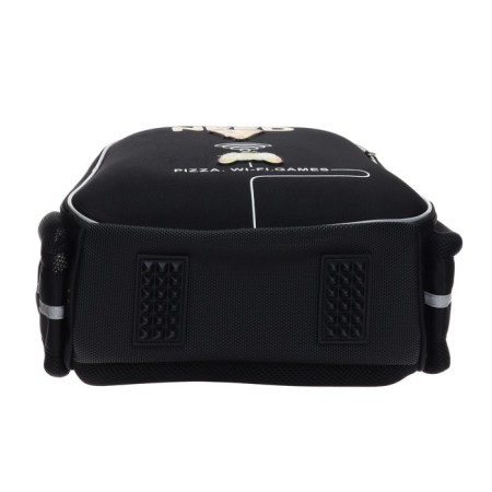 Frame backpack 38 x 29 x 12.5 cm, Hatber Ergonomic Light "All You Need...", black/yellow nrk_71035-5