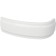 Front -free bathroom Joanna 140 bath, universal, white ultra color