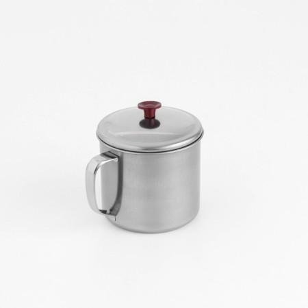A stainless steel mug with a western lid, 520 ml, chrome color-1