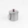 A stainless steel mug with a western lid, 520 ml, chrome color