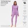 Women's thermal underwear (longshit, leggings) minku color purple, size 54