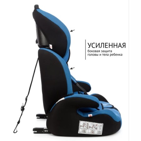 Car seats Siger "Star", ISOFIX LUX, group 1/2/3, blue-1