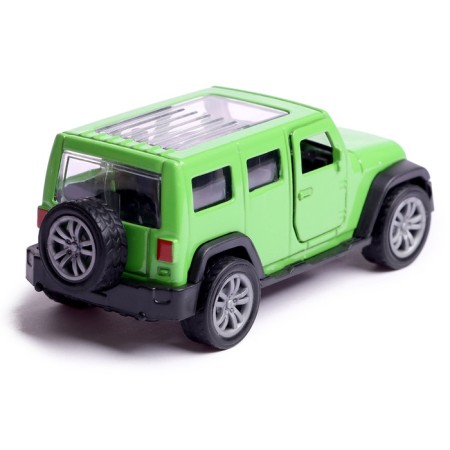 Metal car "Cruiser", 1:48, inertia, doors open, green color-2