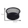 A glass for clerical trifles, black mesh
