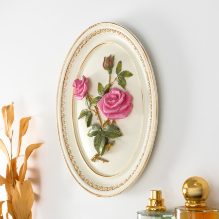 Panel interior polystone "Royal roses" 18x3x23 cm-1