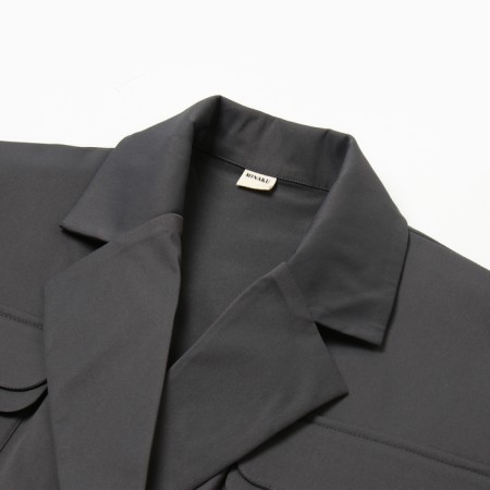 Women's jacket Minaku: safari color graphite, river 52-8