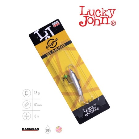 Balancir Lucky John Classic 5 + tee, 5 cm, color 13h blister-5