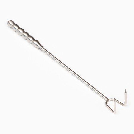 Double -dual, 50cm meat hook, with a metal handle