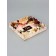 Cookie box, confectionery packaging, "shine", 18 x 18 x 3 cm