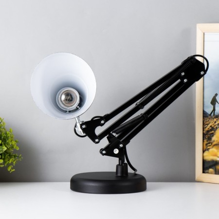 Highway lamp style 1x60W E27 Black K-1,8M base+clamp-3