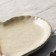 Ceramic plate "Gemstick", 19 x 18 cm, beige color