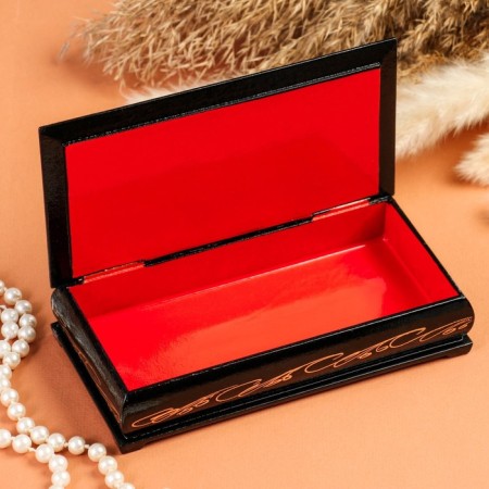 Casket - a bill "500 euro", 8.5 × 17 cm, lacquer miniature-1