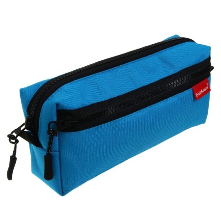 Penal soft, 2 compartments, volumetric, 100 x 210 x 50 mm, Erich Krause, Blue 49001-2