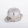 Elis pan, 1.8 l, d = 16 cm, glass cover, capsule bottom, chrome color