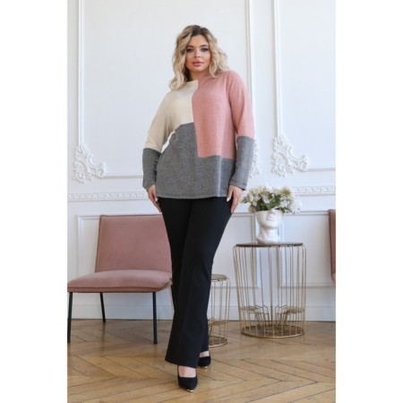 Female jumper, size 52, beige color-12