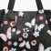 Folding bag on the button, waterproof, black color