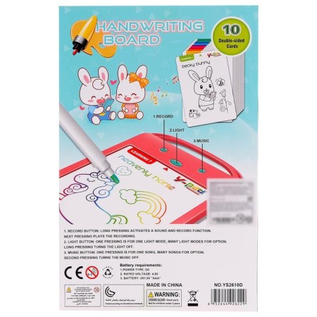 3D tablet for drawing, 6 markers, sound mix-4