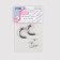 Fasteners for handles on a bag, 3 × 1.6 × 0.5 cm, 2 pcs, 4 screws, silver color