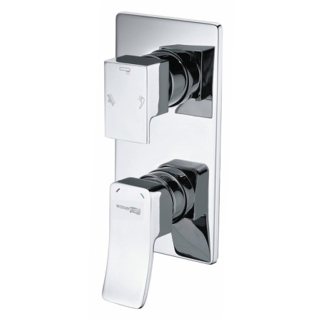 Shower mixer Wasserkraft aller 10671, single -leaf, watering can, without spout, chrome