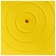 Semisphere Massage ONLYTOP, 16x16x9 cm, yellow color