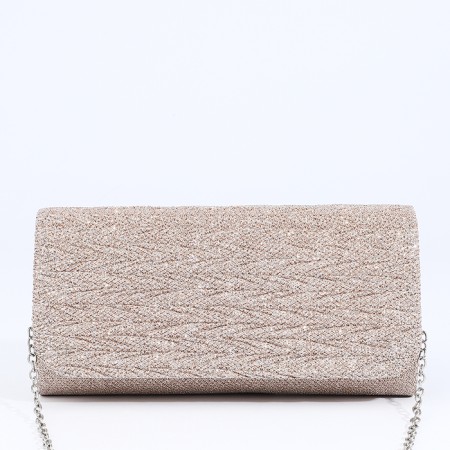 Magneta bag bag, long chain, golden color