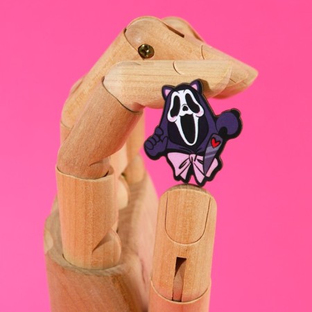 Wooden icon “Run away from me”, 2.7 x 3 cm-3