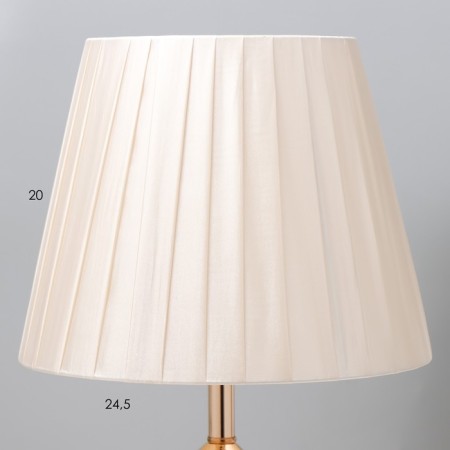 Board lamp with "Pavliy" E27 40W gold 26x26x44cm Risalux-3