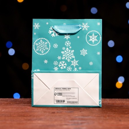 Laminated "Snow Christmas tree" 11.5 x 14.5 x 6 cm-1