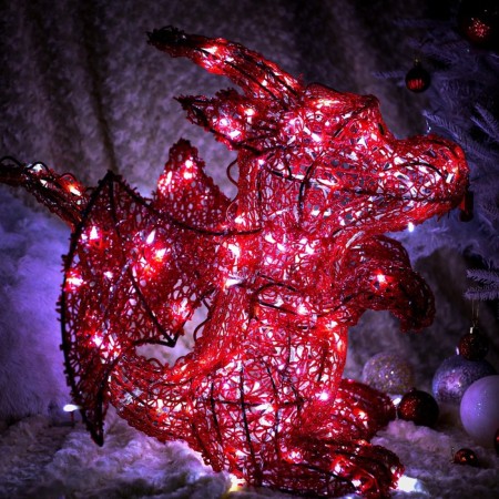 LED figure "Dragon", 66 × 55 × 70 cm, 20 watts, 220 B-1