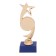 Star Cup, award figure, plastic stand blue, 18 x 6 x 6 cm.
