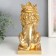Souvenir Polystone SPRAGE "Golden Leo in the Crown" 24.5x14x11.5 cm 9672039
