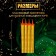 Candles Fountains for the Golden Sparks cake, 14 cm, 40 seconds, 4 pcs