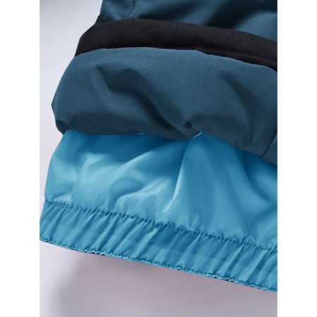 Ski costume for a girl, height 152 cm, turquoise color-15