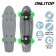 Penniboard Onlitop, 42x12 cm, PVC 50 mm wheels, plastic frame, gray color
