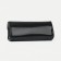 Women's wallet on the button, black color
