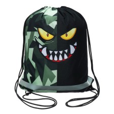 A bag for shoes 440 x 365 mm, Erichkrause, 300D density, with a reflective strip, Monster Smile